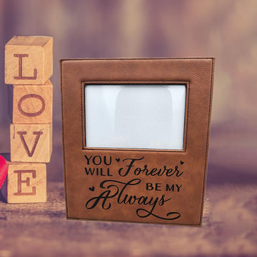 Custom Picture Frame,4x6, custom, family photo frame, leather, gift, wedding, memorial photo frame, special occasion