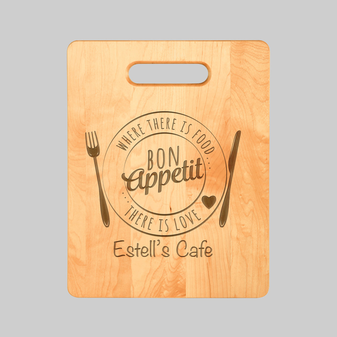 Maple Cutting Board - Personalized, custom chopping block, engraved board, gift, home décor