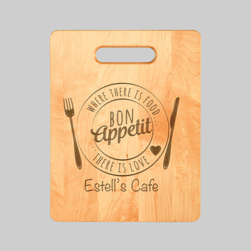 Maple Cutting Board - Personalized, custom chopping block, engraved board, gift, home décor