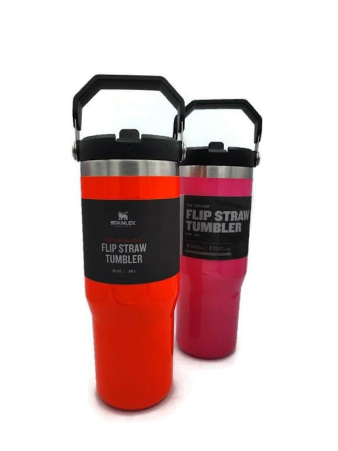 Stanley 30 oz. Flip Straw Tumbler, personalize, insulated, easy carry handle