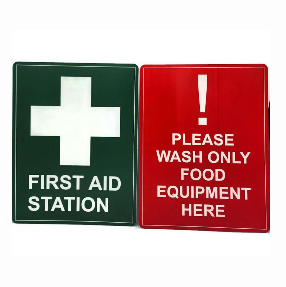 Plastic Laminate Health, Safety and Environmental Signage, Durable, Laser Engraved