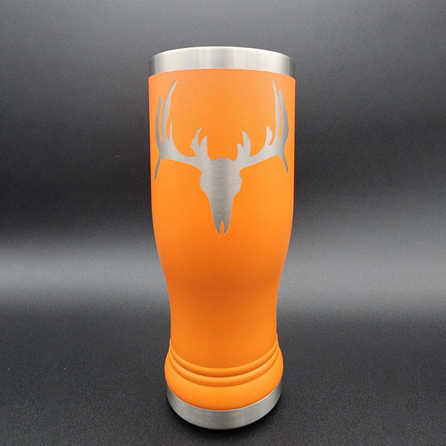 Custom Engraved Insulated Pilsner, Stainless Steel, Powder Coated, Beer Glass